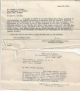 ND job offer letter, 1937 Document