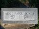 Jones Alice Page Yocom Headstone