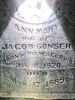Ann Mary Brown Headstone