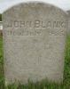 Blank John Headstone